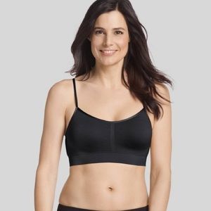 Black Jockey Crop top bra